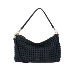 Saben Claudia Crossbody Bag Black Braid