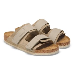Birkenstock Uji Sandal Suede Nubuck Taupe Regular
