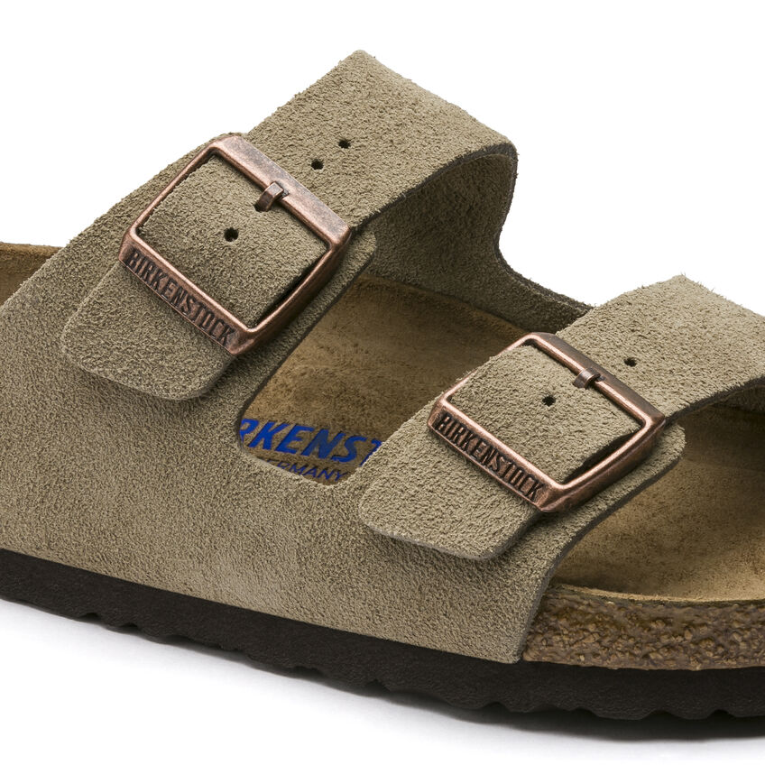Birkenstock Arizona Taupe SFB Suede Narrow - Image 6