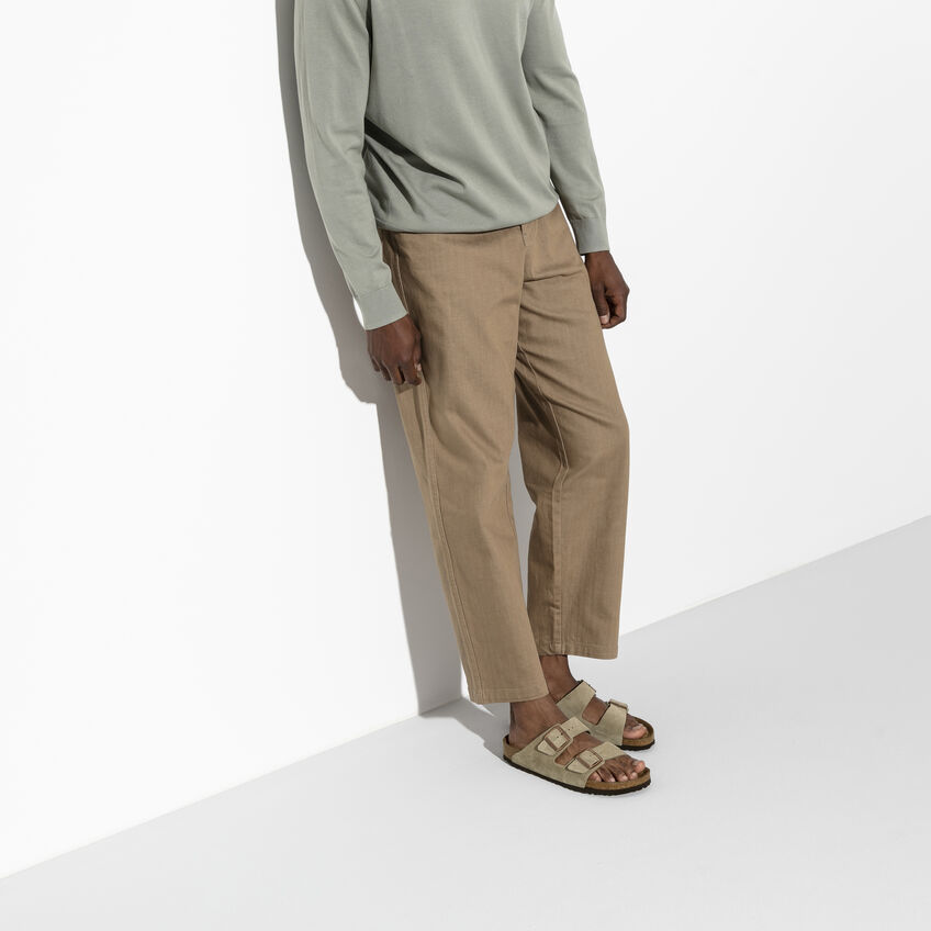 Birkenstock Arizona Taupe SFB Suede Narrow - Image 7