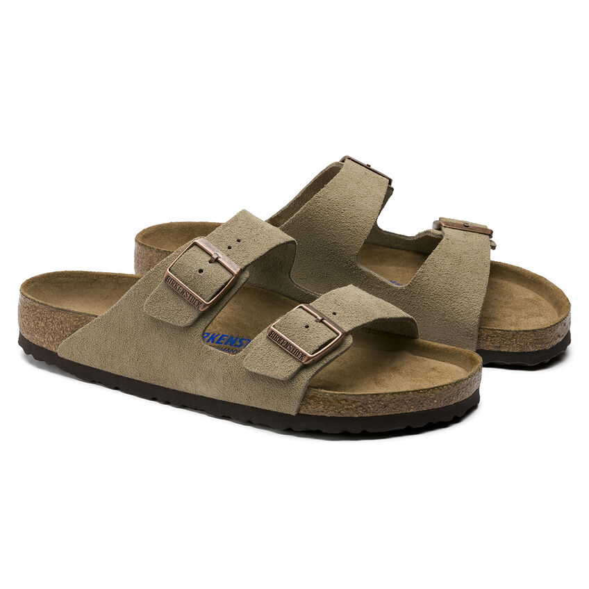 Birkenstock Arizona Taupe SFB Suede Narrow - Image 3