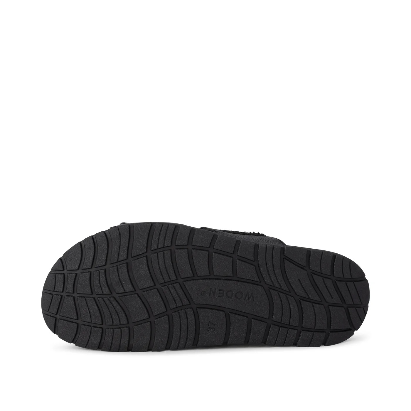 Woden Lisa Leather Sandal Black
