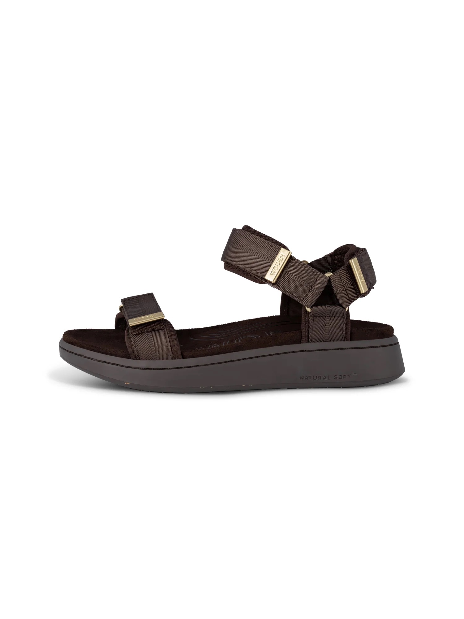 Woden Line Sandal Chocolate