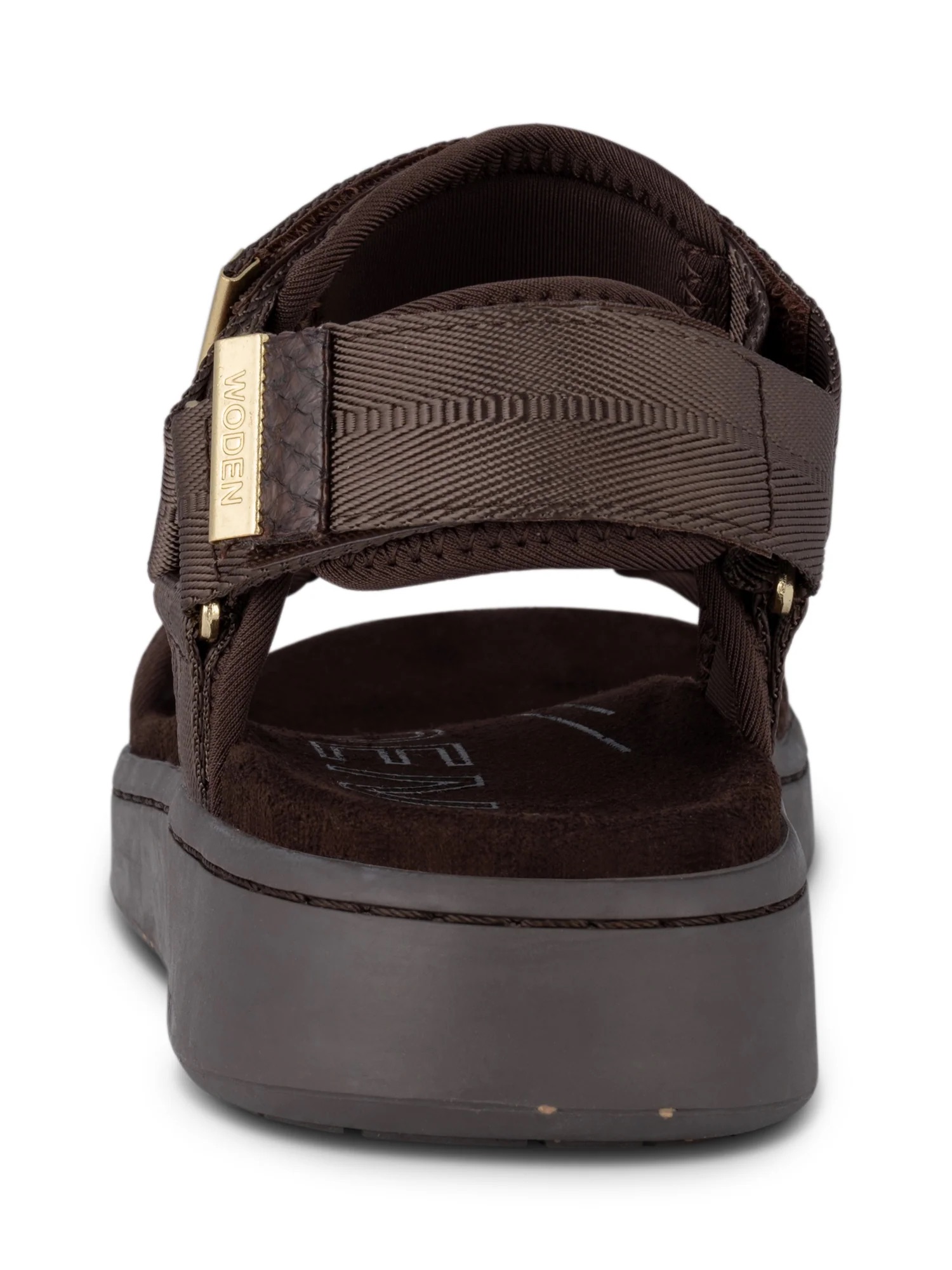 Woden Line Sandal Chocolate
