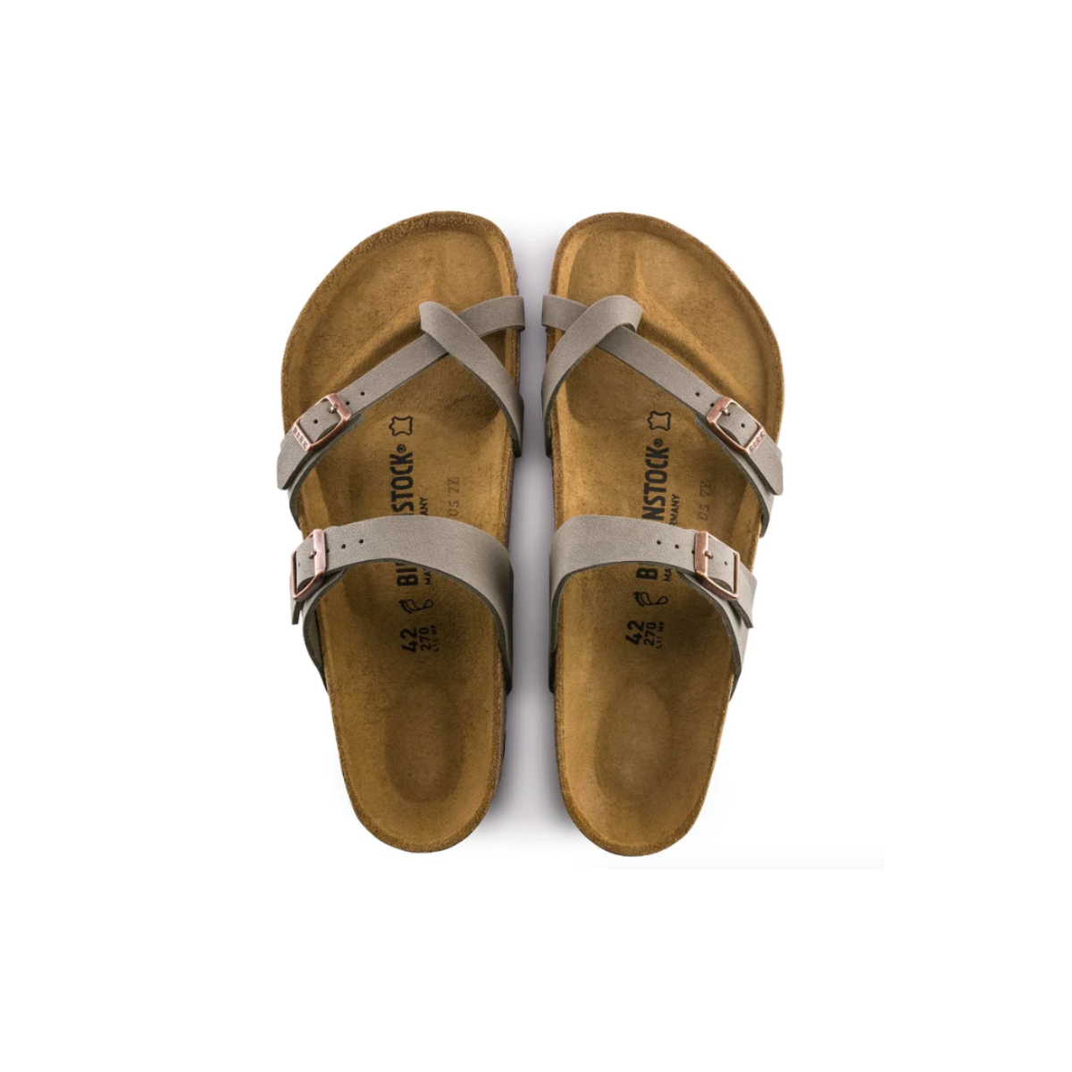 Birkenstock Mayari Sandal Stone Birkibuc Regular