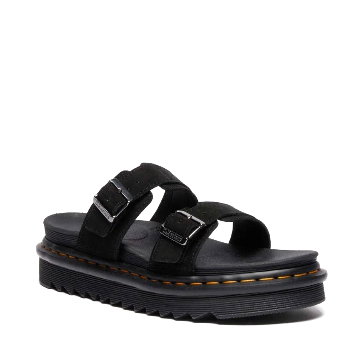 Dr Martens Myles Sandal Black Suede