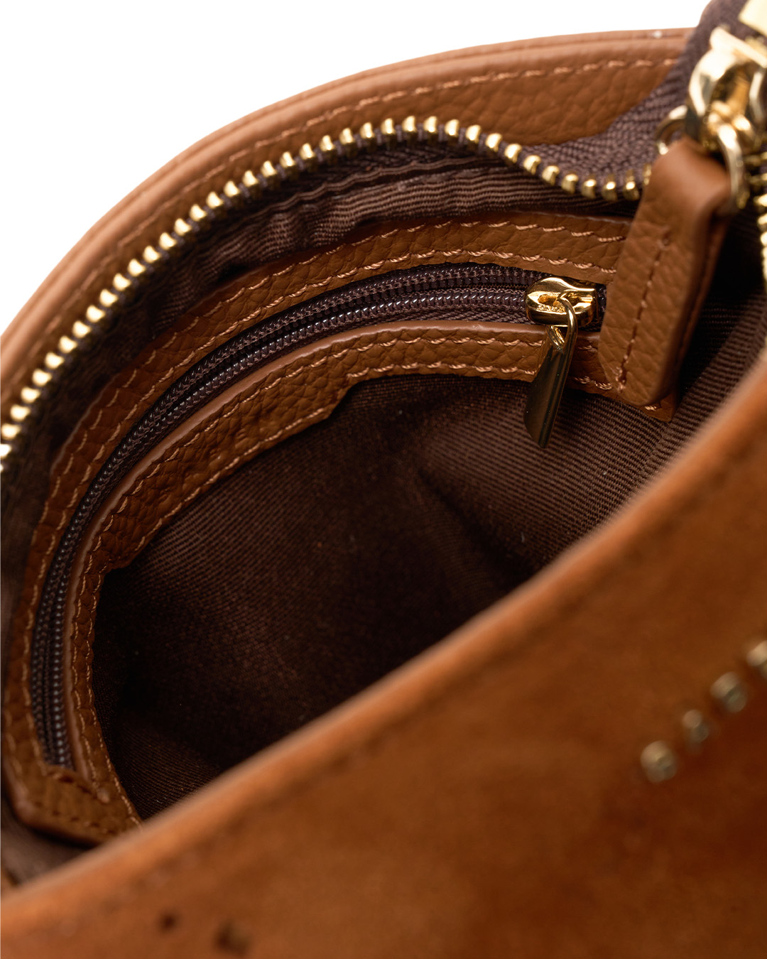 Saben Coco Shoulder Bag Tan Suede Fringe