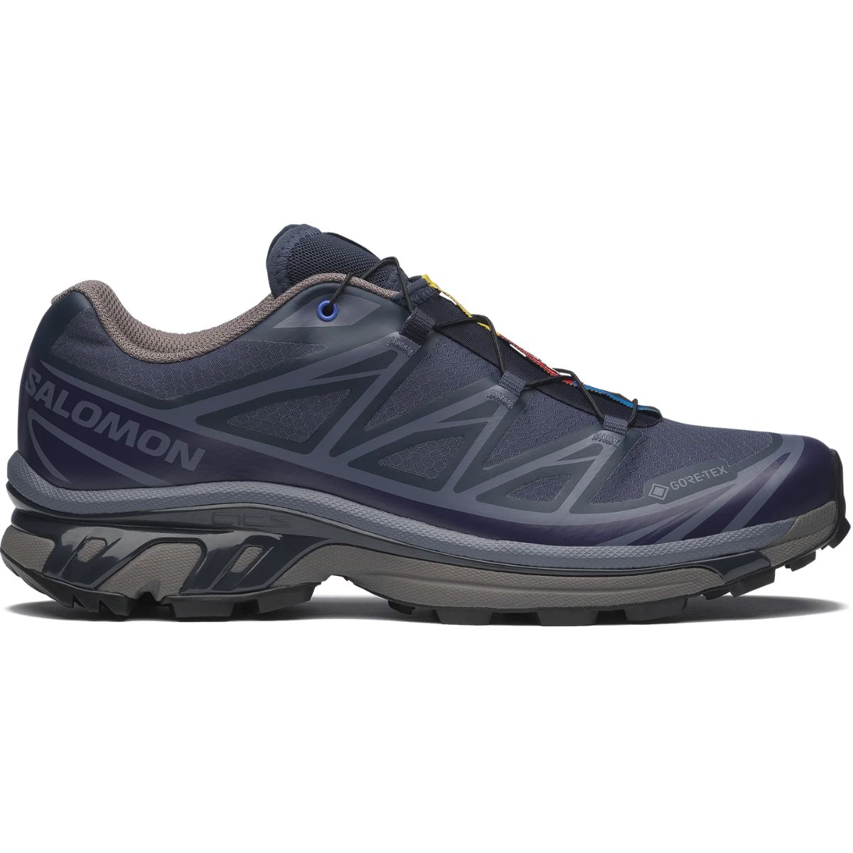 Salomon XT 6 GTX Sneaker Blue Nights Astral Aura Plum Kitten