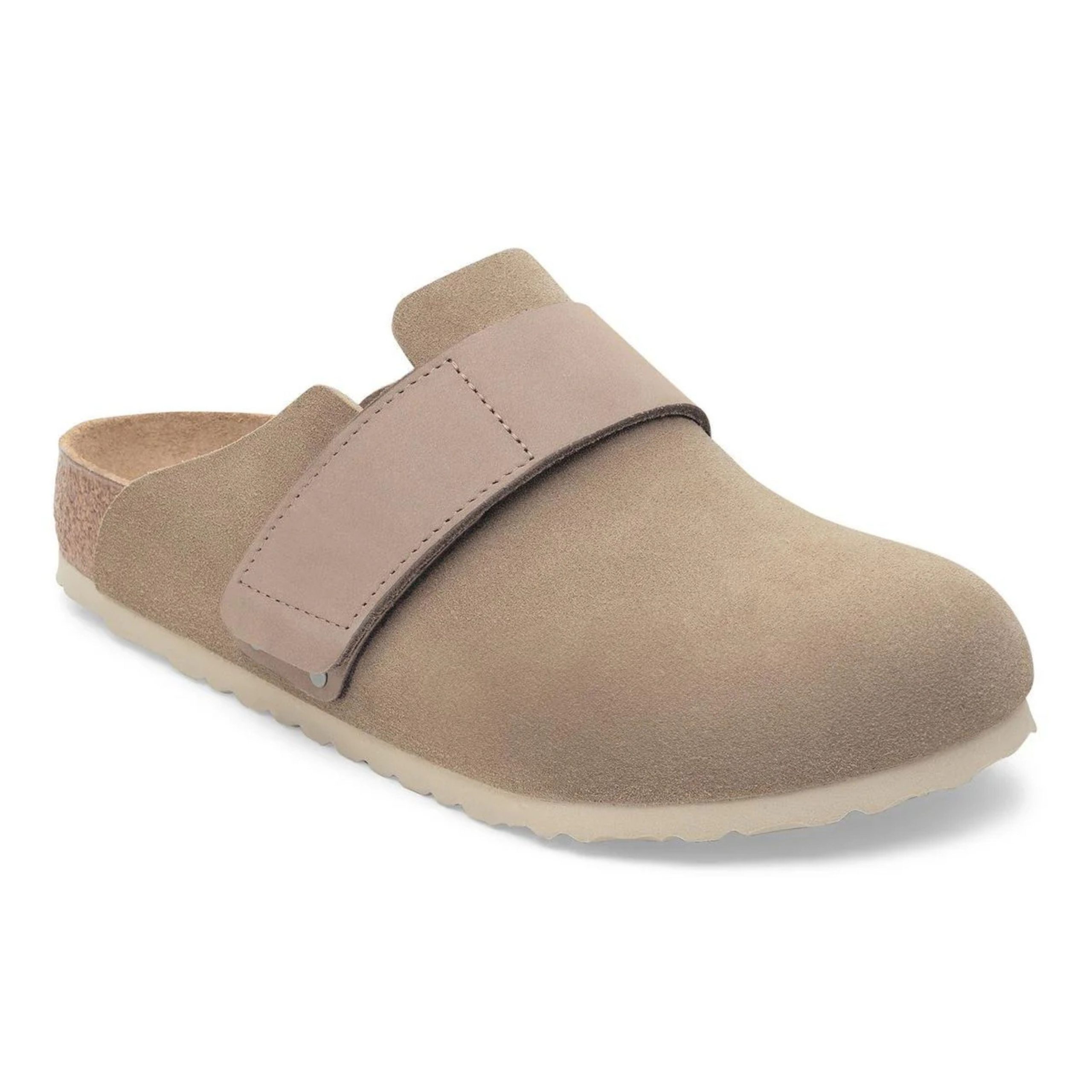 Birkenstock Loma Sandal Soft Suede & Nubuck Taupe Regular