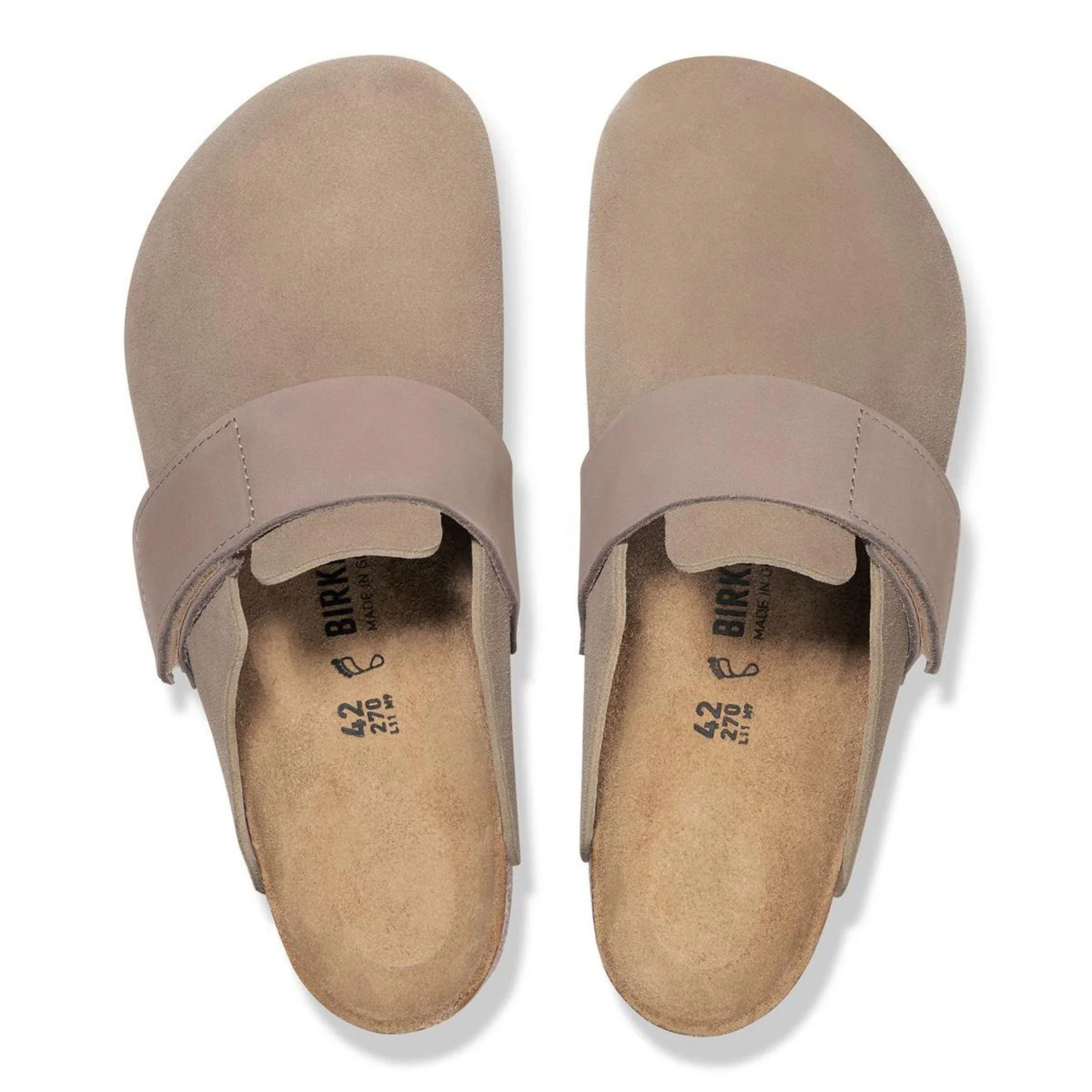 Birkenstock Loma Sandal Soft Suede & Nubuck Taupe Regular