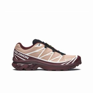 Salomon XT6 GTX Mahogany Rose Tawny Port Black