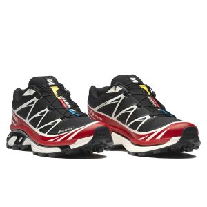 Salomon XT6 GTX Black Flame Scarlet Vanilla Ice