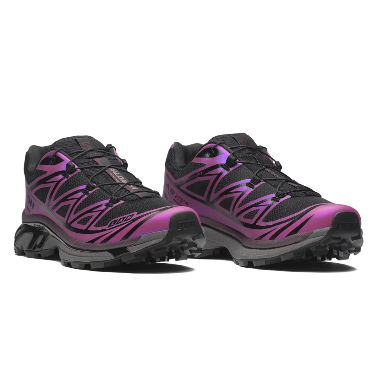 Salomon XT6 Sneaker Iridescent-Black Hollyhock Plum Perfect