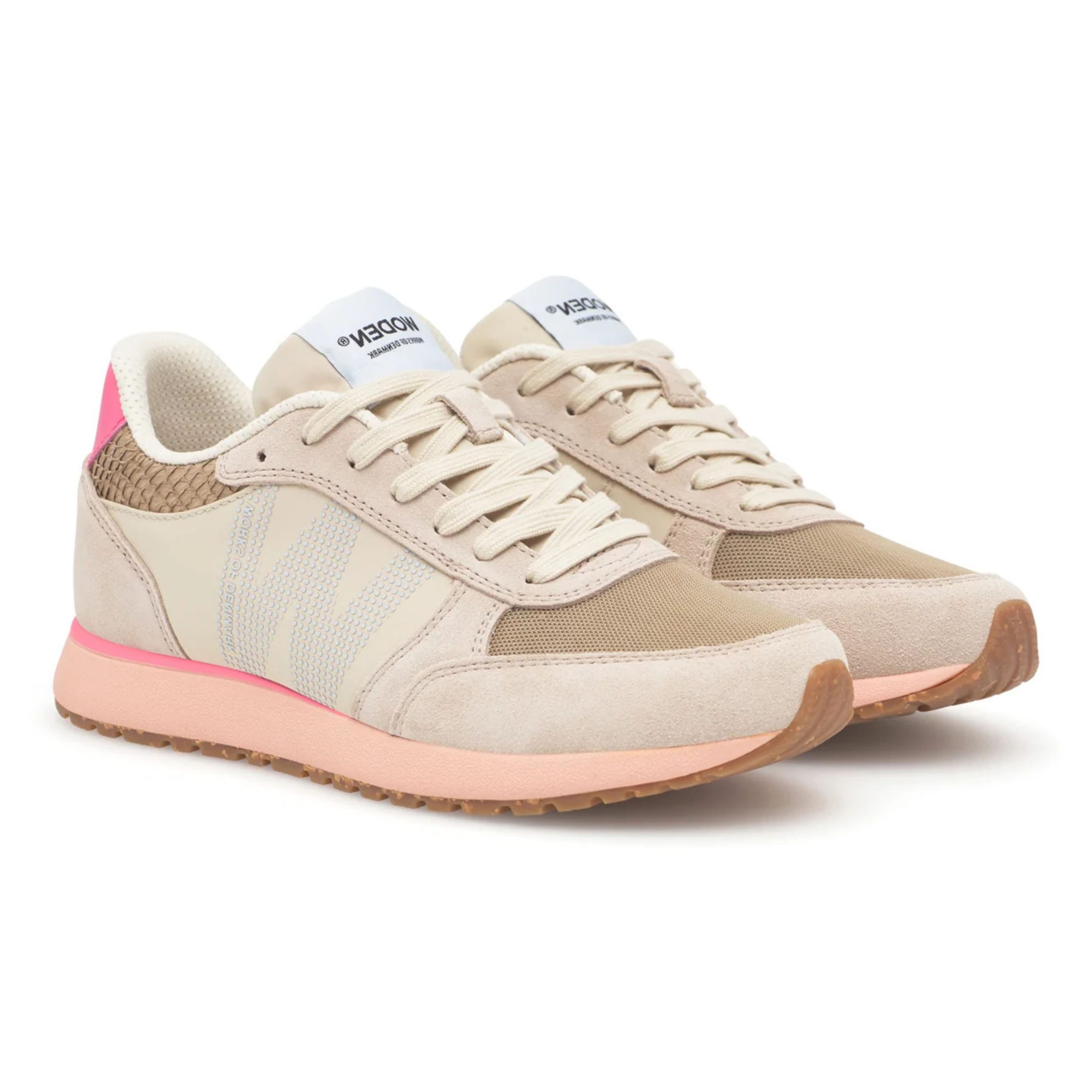 Woden Ronja Sneaker Ivory Blush
