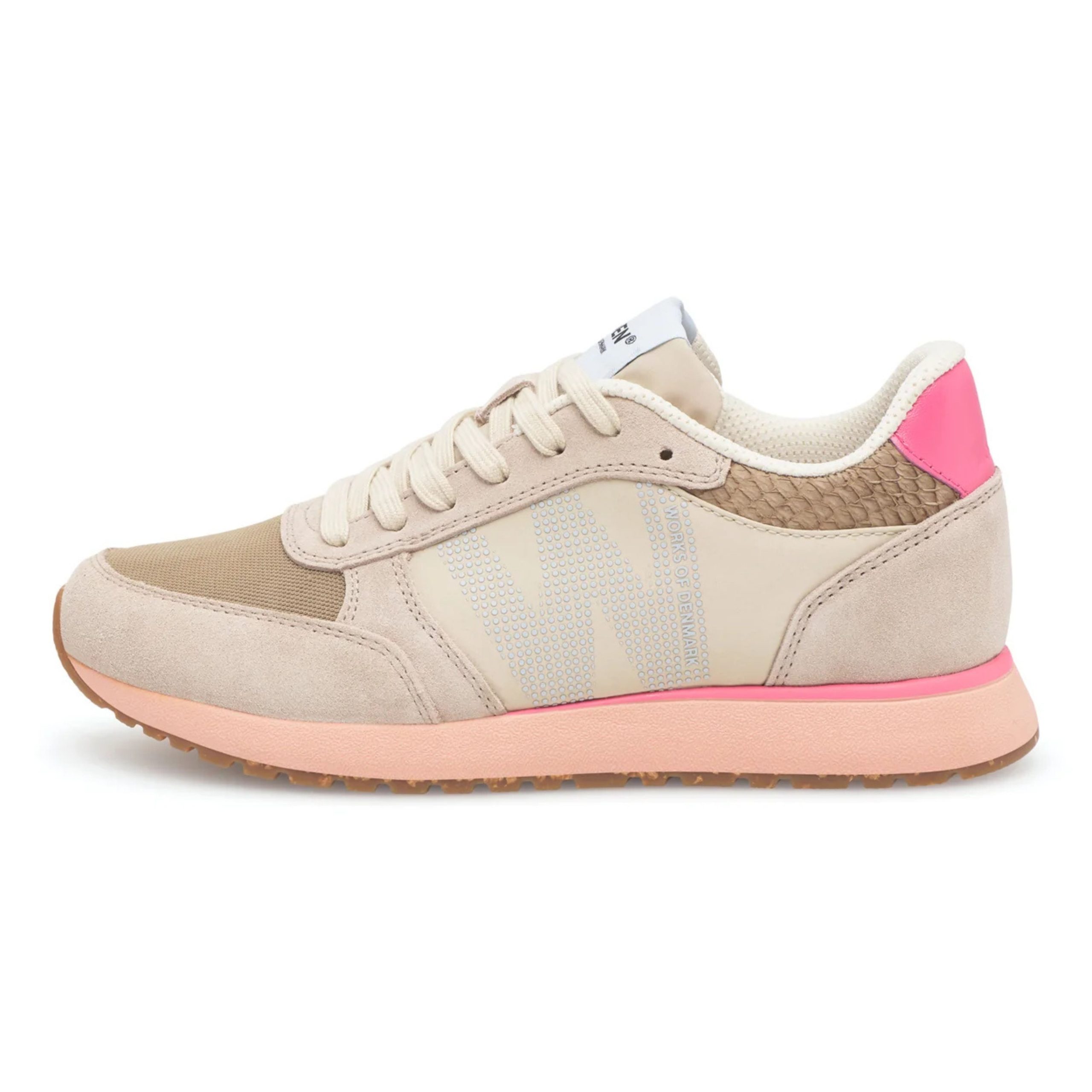Woden Ronja Sneaker Ivory Blush