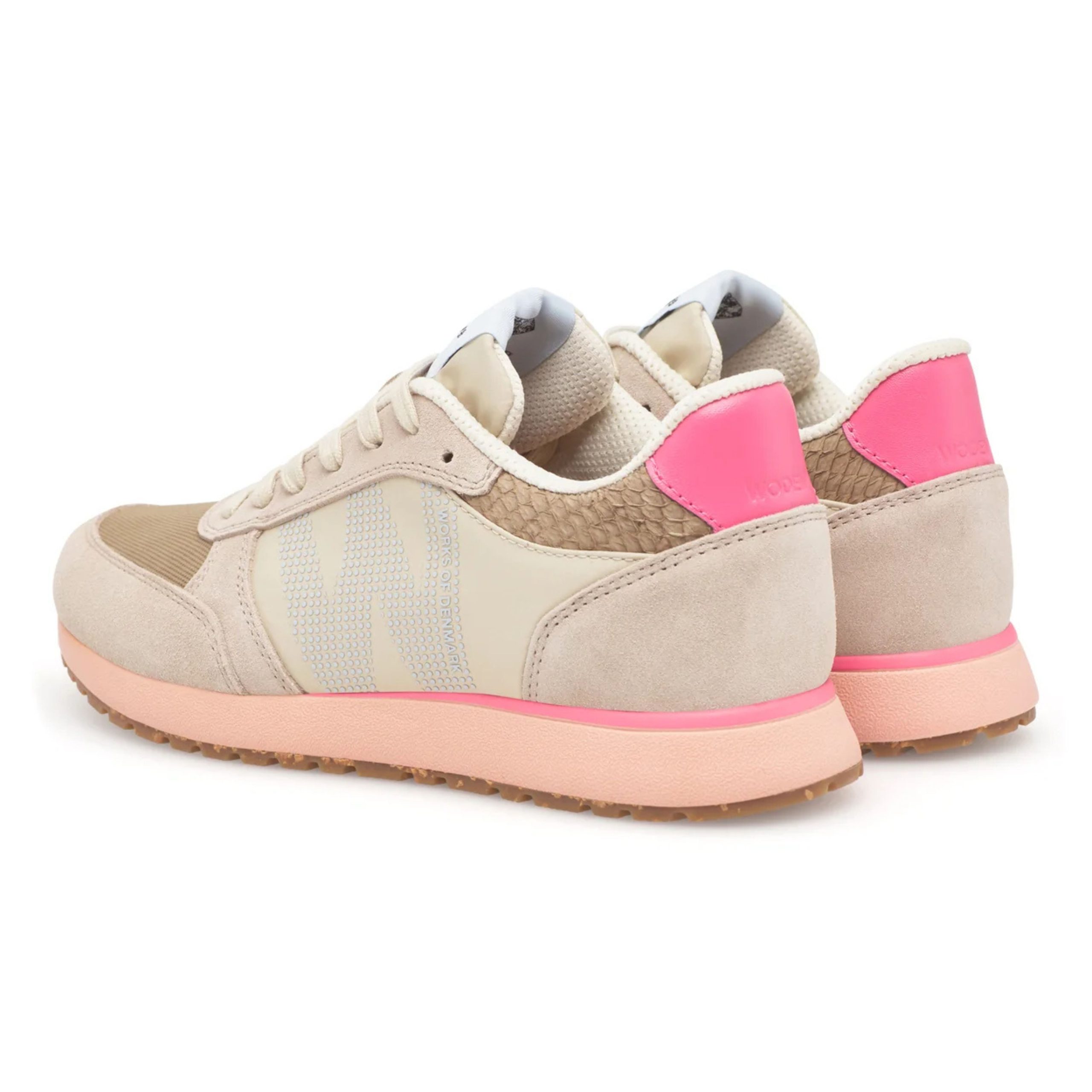 Woden Ronja Sneaker Ivory Blush