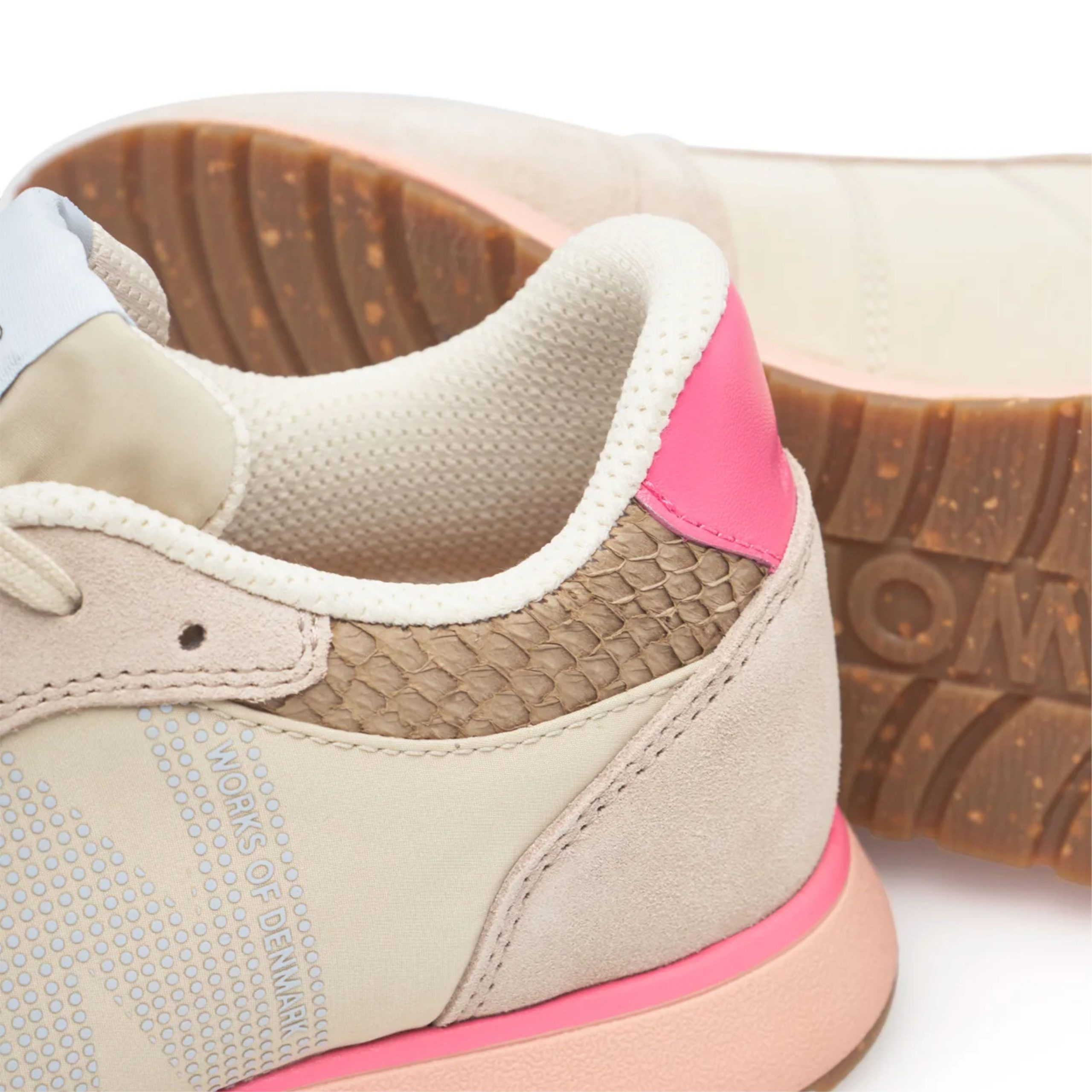 Woden Ronja Sneaker Ivory Blush
