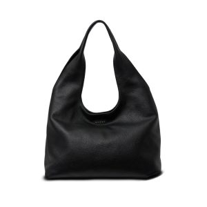 Saben Kip Shoulder Bag Black Lightly Milled