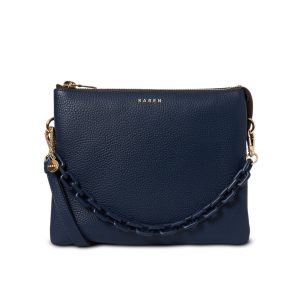 Saben Matilda Crossbody Bag Black + Tonal Chain