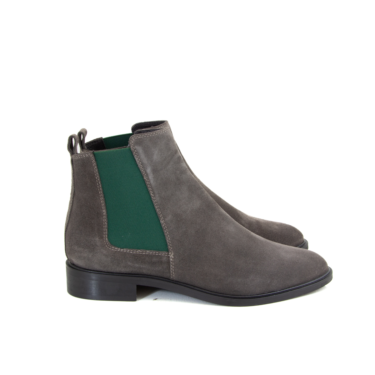 Donna Carolina Esta Silk Mink Ankle Boot