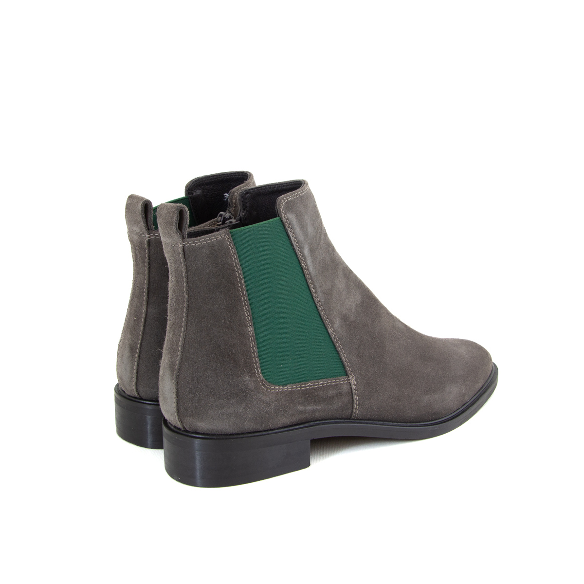 Donna Carolina Esta Silk Mink Ankle Boot