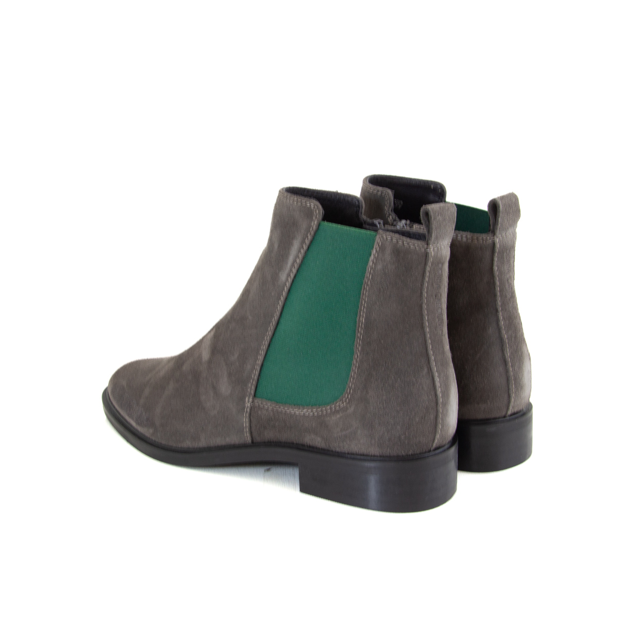 Donna Carolina Esta Silk Mink Ankle Boot