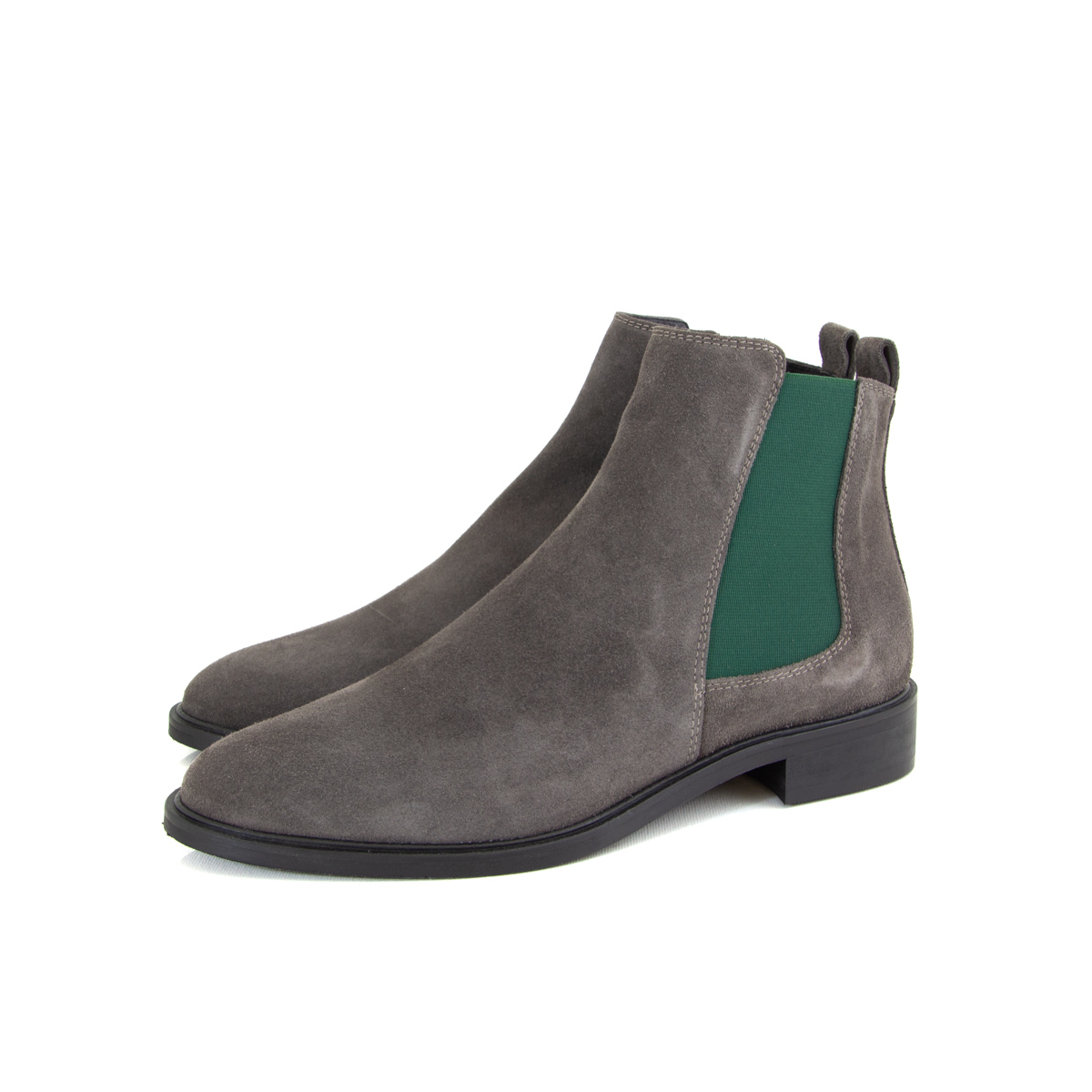 Donna Carolina Esta Silk Mink Ankle Boot