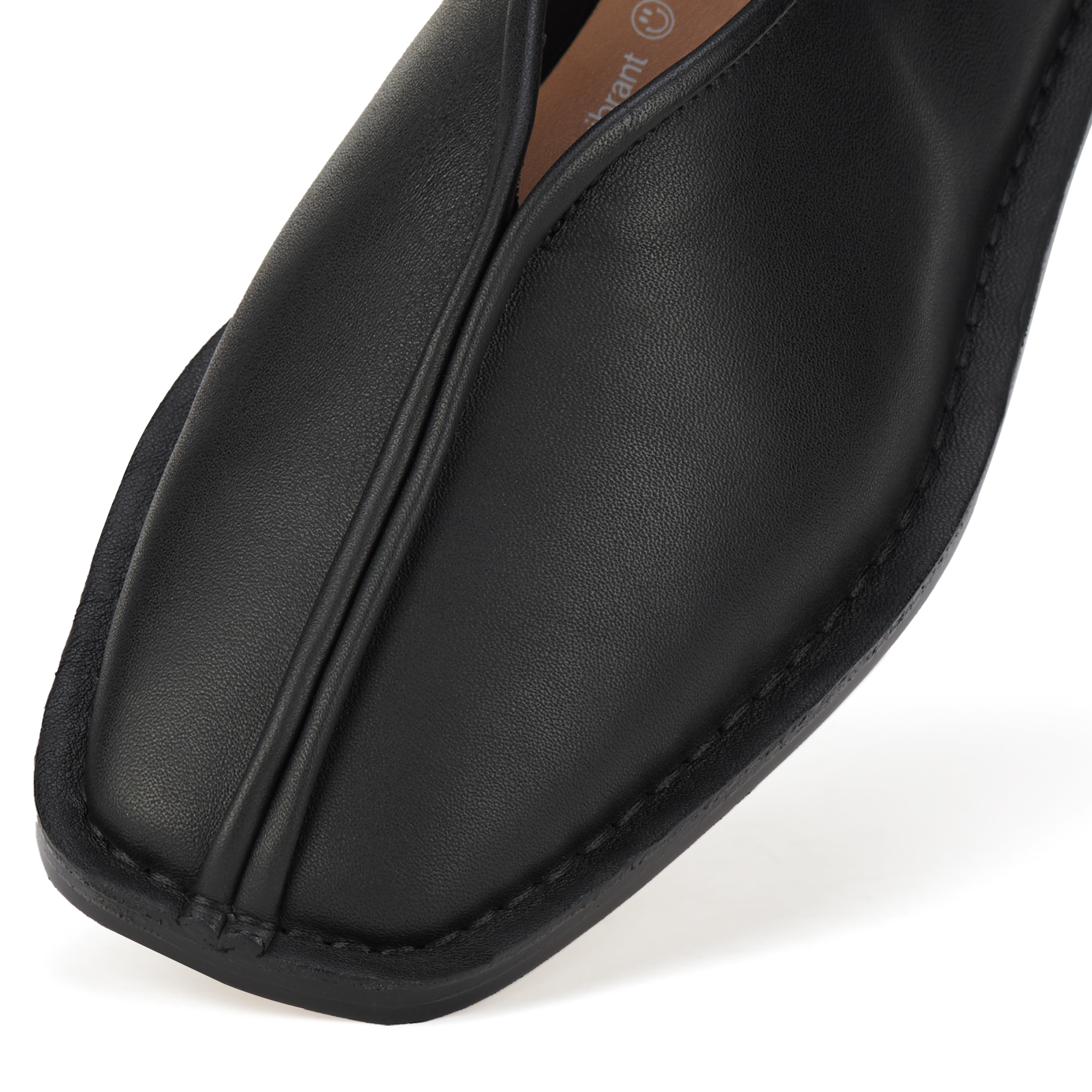 Rollie Ada Black Ballet Flat