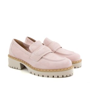 Donna Carolina Olivia Pink Loafer