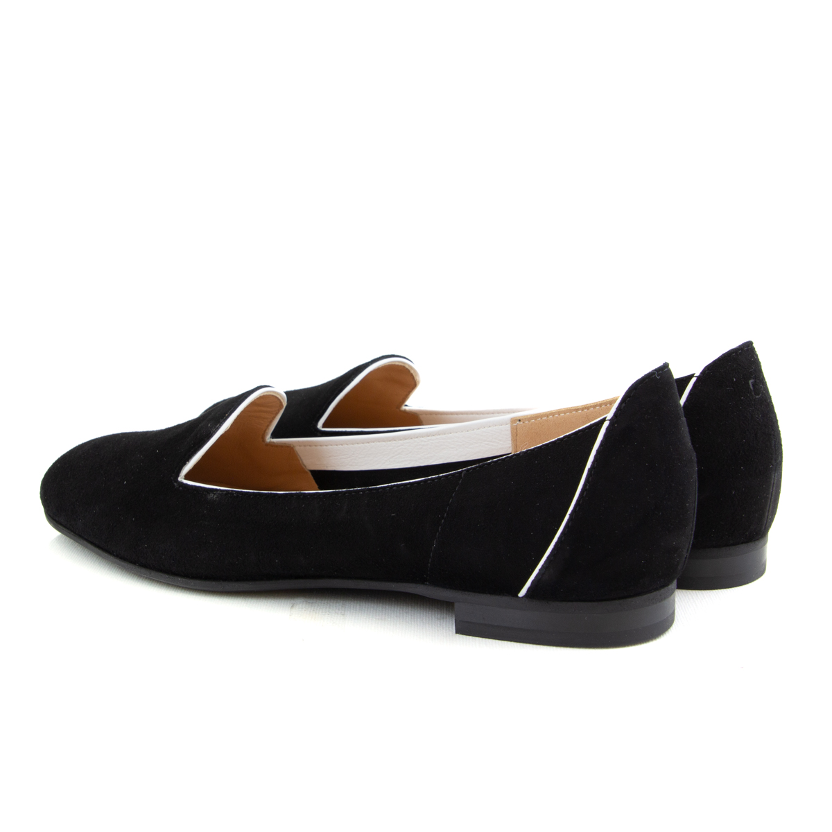 Donna Carolina Clara Nero Flats