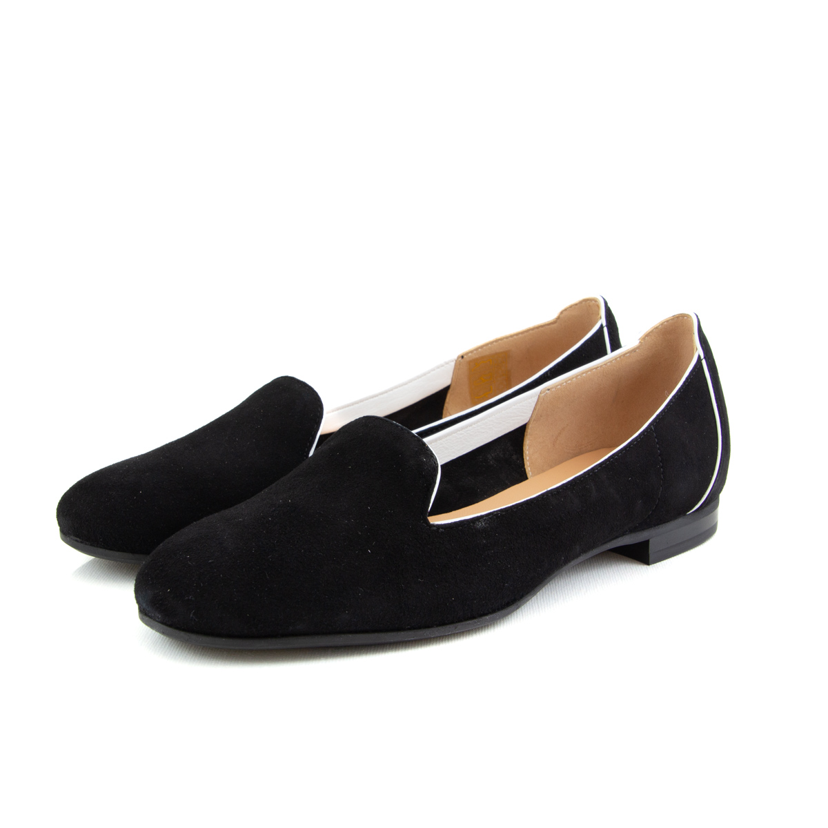 Donna Carolina Clara Nero Flats