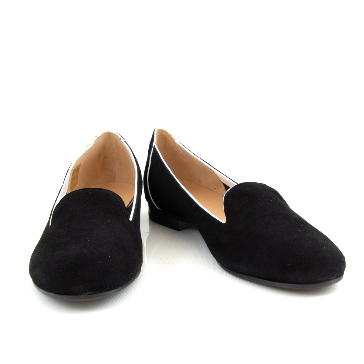 Donna Carolina Clara Nero Flats