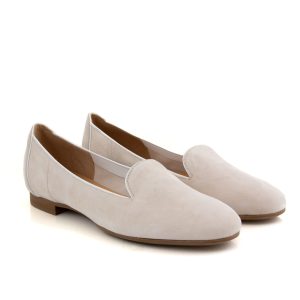 Donna Carolina Clara Ecru Flats