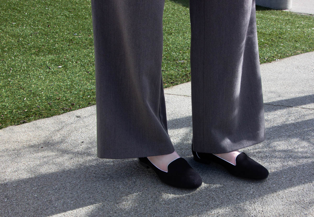 Donna Carolina Clara Nero Flats