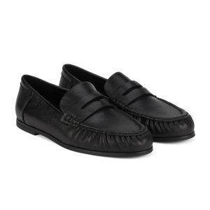 Rollie Hudson Moccasin Black Leather
