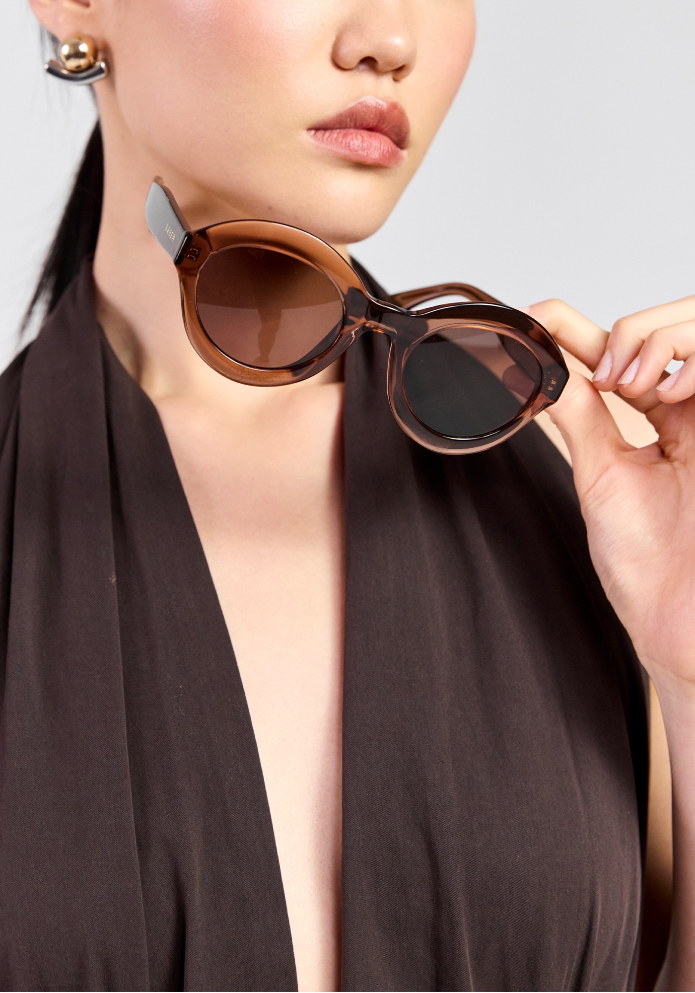 Saben Cosmo Sheer Brown Eyewear