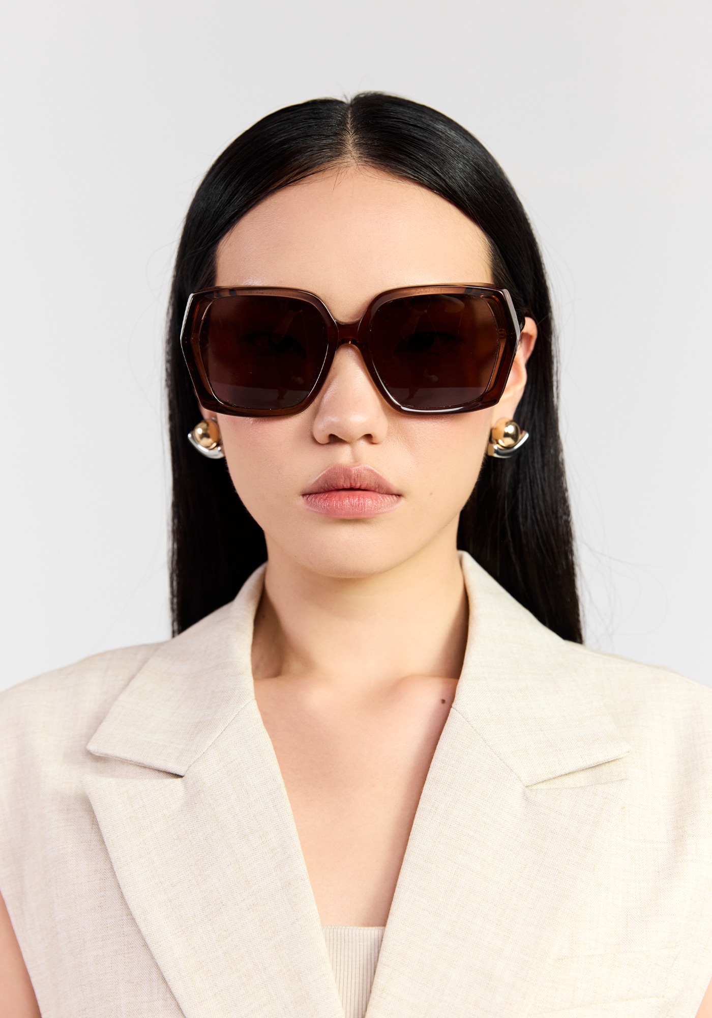 Saben Remi Sheer Brown Eyewear