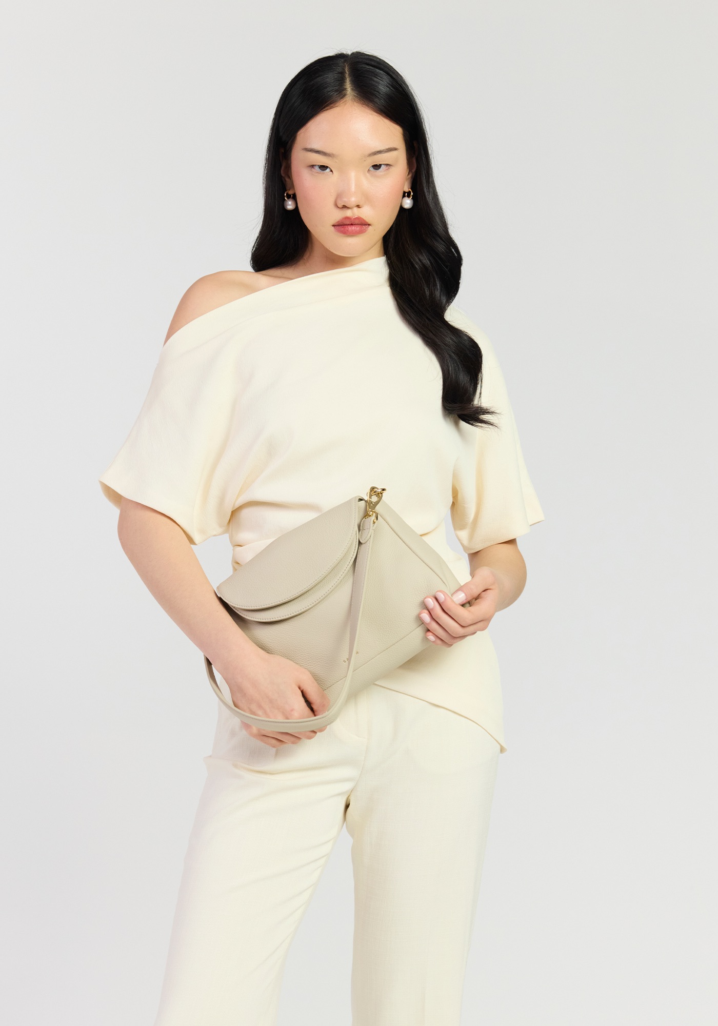 Saben Beckett Crossbody Oyster Luxe