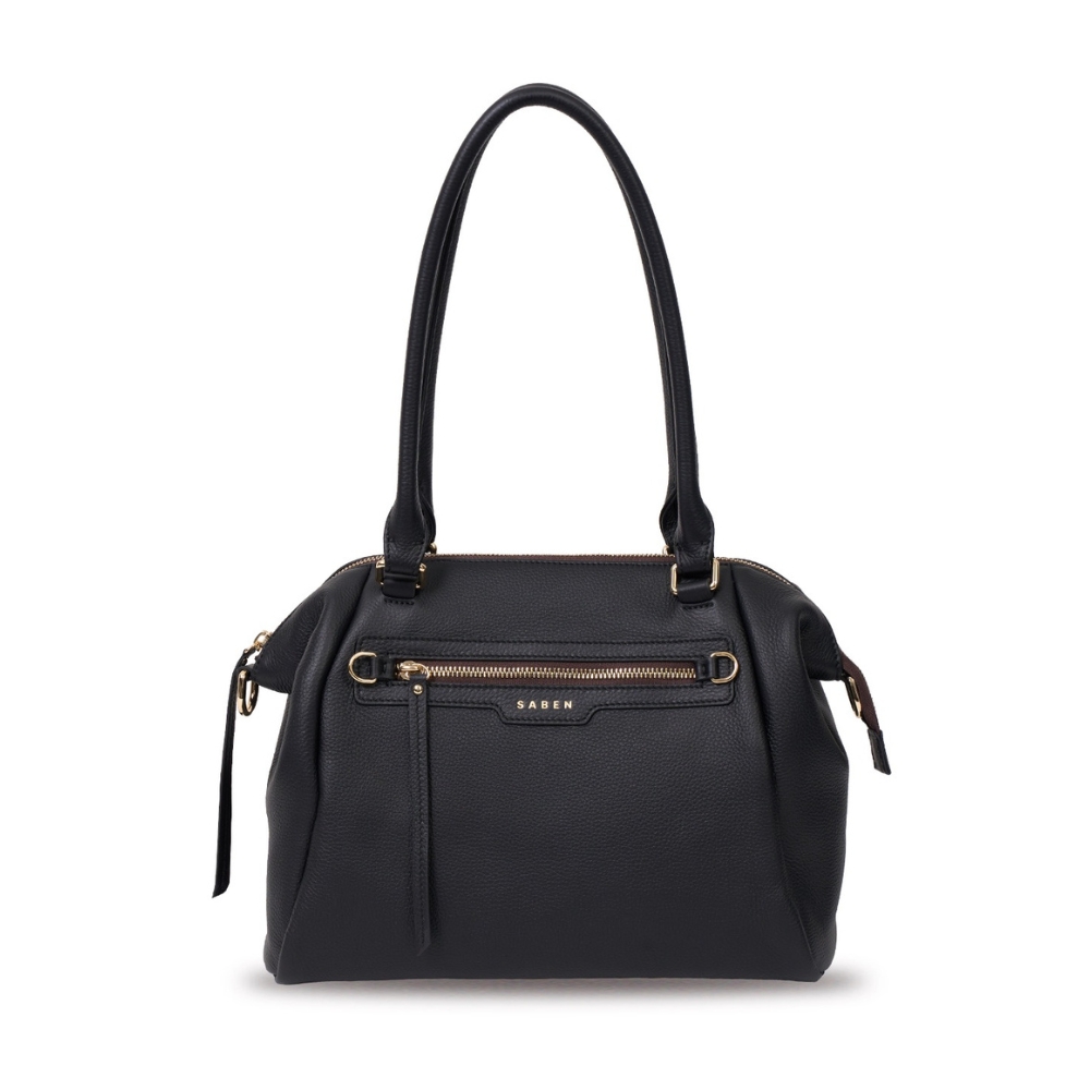 Saben Gita Shoulder Bag Black Luxe