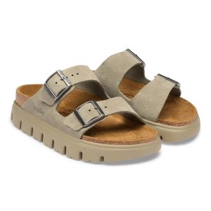 Birkenstock Arizona Chunky Taupe Suede