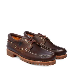 Timberland Mens 3-Eye Lug Medium Brown